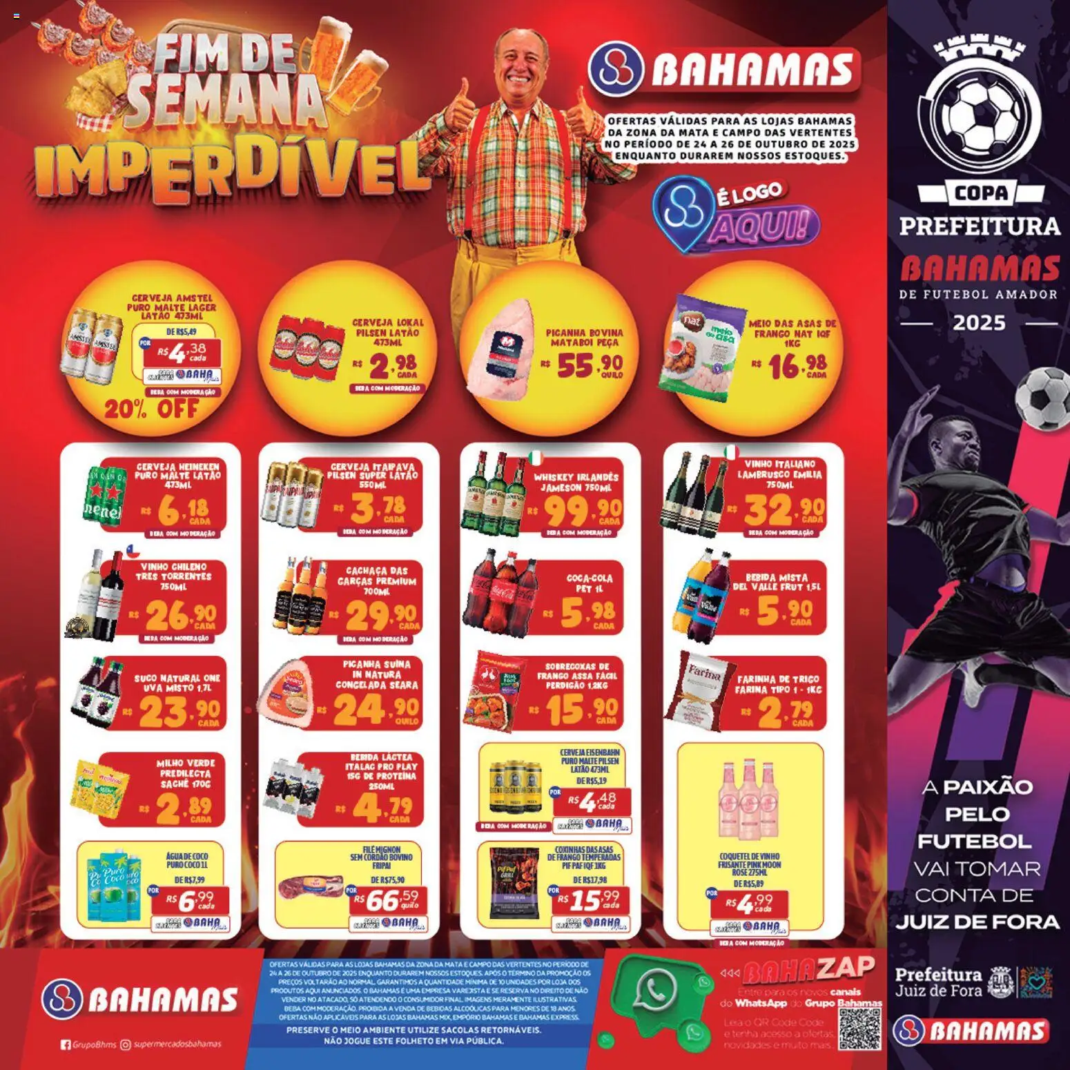 Bahamas Supermercados - Ofertas Fim de Semana Imperdível - página 1- válido a partir de 24/10/2025
