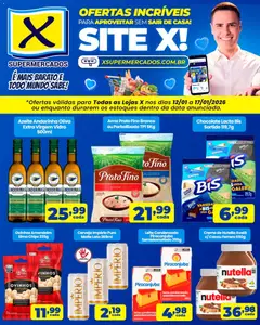 Pré-visualização X Supermercados - Ofertas Online válida a partir de 12/01/2026