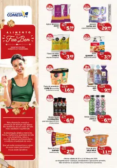 Pré-visualização Cometa Supermercados ofertas Alimento Que Faz Bem válida a partir de 02/03/2026