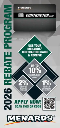 Preview Menards Contractor Catalog valid from 01/01/2026