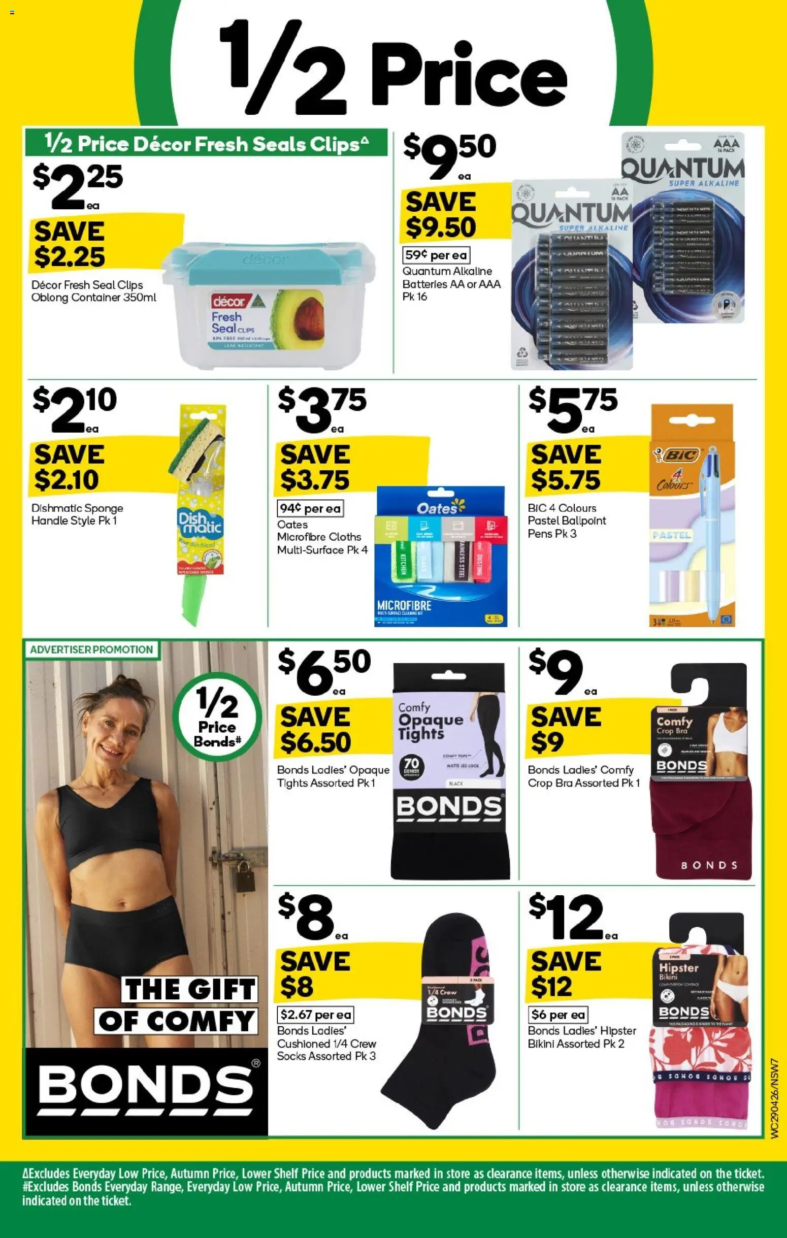 Woolworths catalogue  - page 7- valid from 29/04/2026