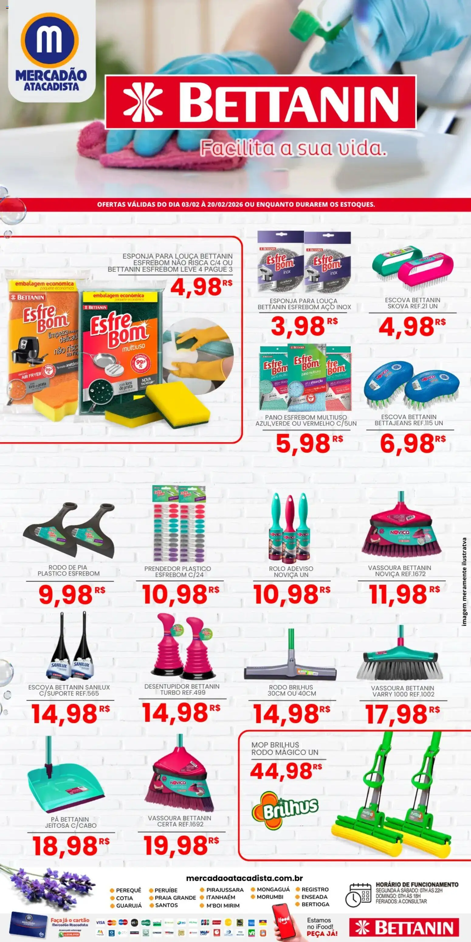 Mercadão Atacadista - Ofertas Bettanin - página 1- válido a partir de 03/02/2026
