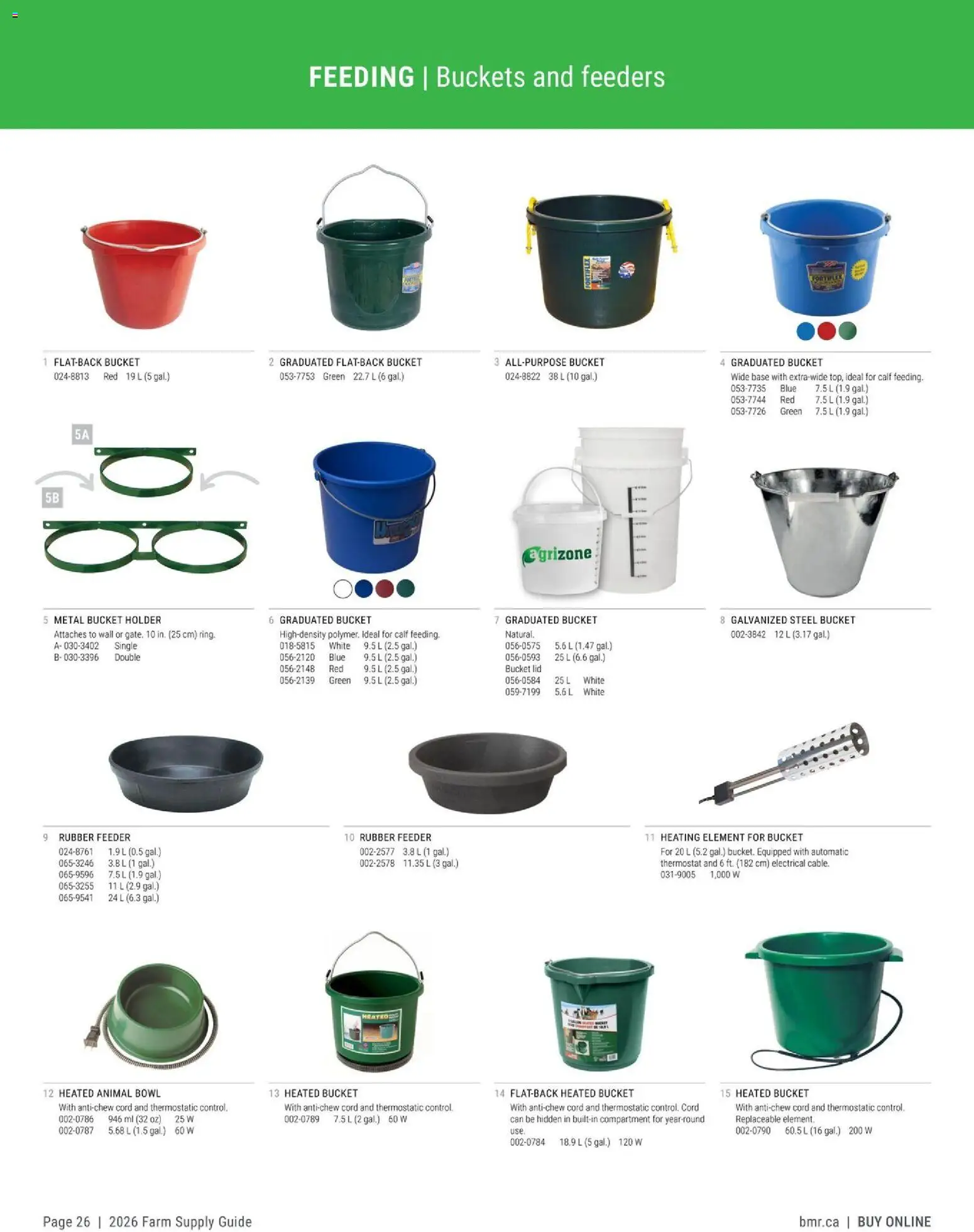 BMR - Agrizone - 2026 Farm Supply Guide - page 26- valid from Jan 9, 2026