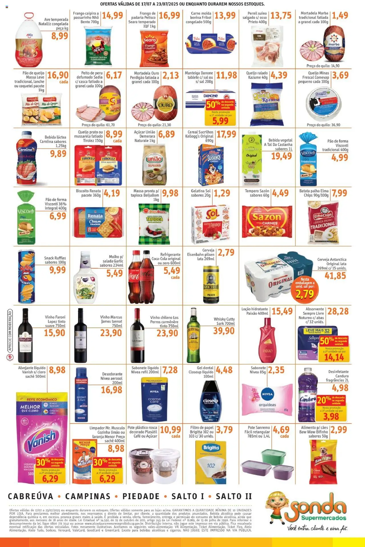 Sonda - Ofertas da semana - página 2- válido a partir de 17/07/2025
