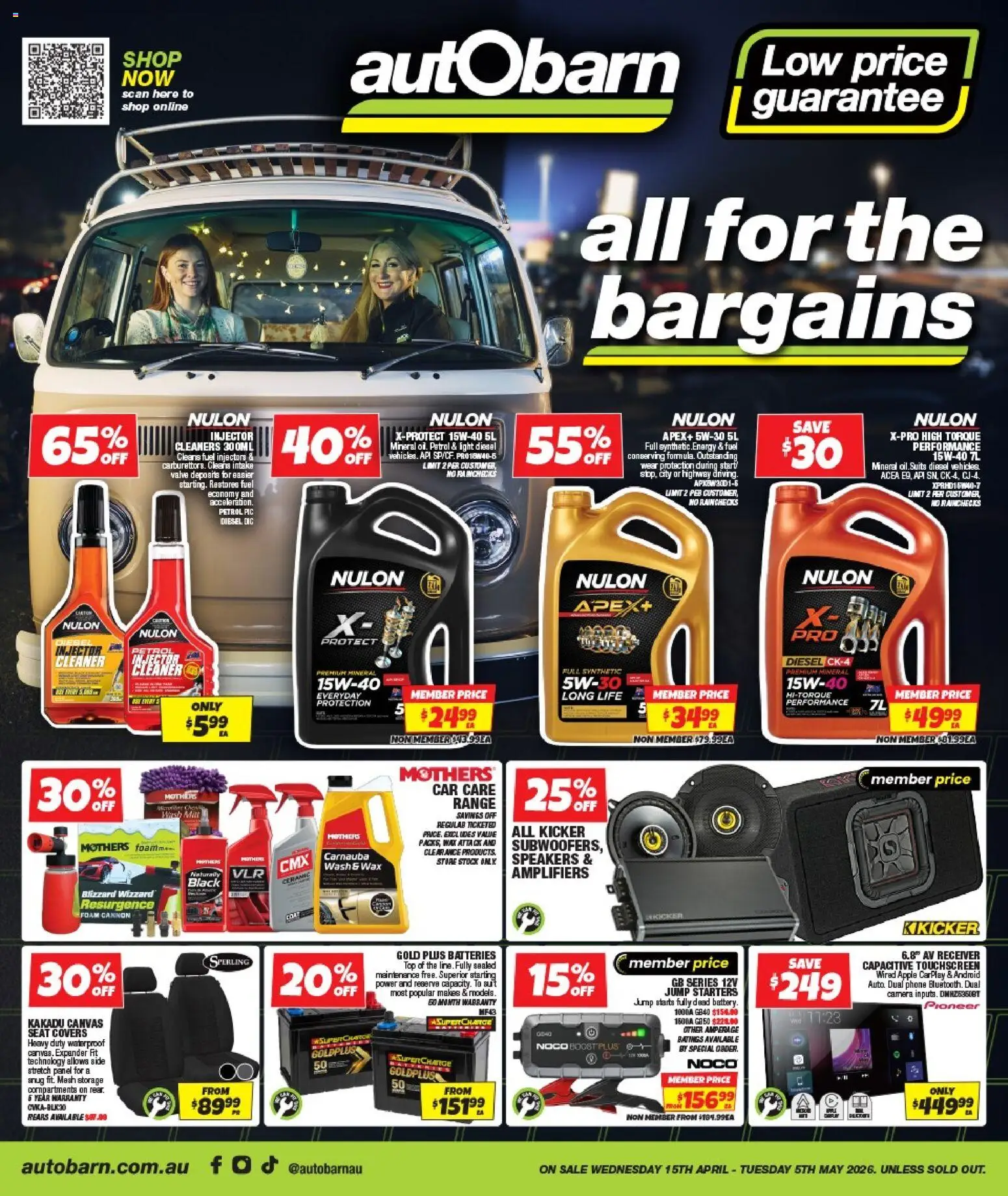 Autobarn catalogue - page 1- valid from 15/04/2026