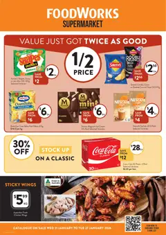 Foodworks catalogue preview - valid from 21/01/2026