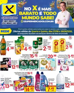 Pré-visualização X Supermercados - Ofertas da semana válida a partir de 27/08/2025