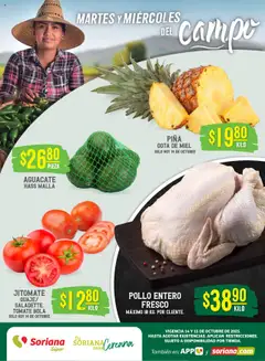 Soriana - Martes y Miércoles del Campo Súper: Nuevo León, Ciudad Victoria y Tampico válido desde 14/10/2025