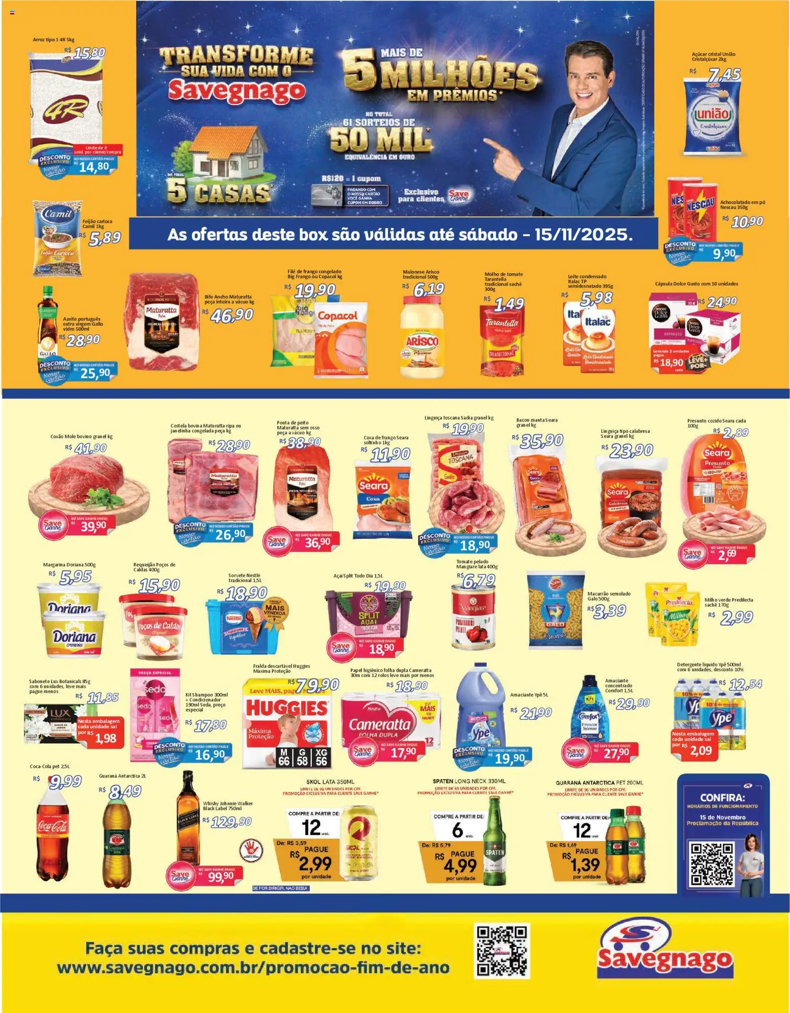 Savegnago - Ofertas da semana - página 1- válido a partir de 13/11/2025
