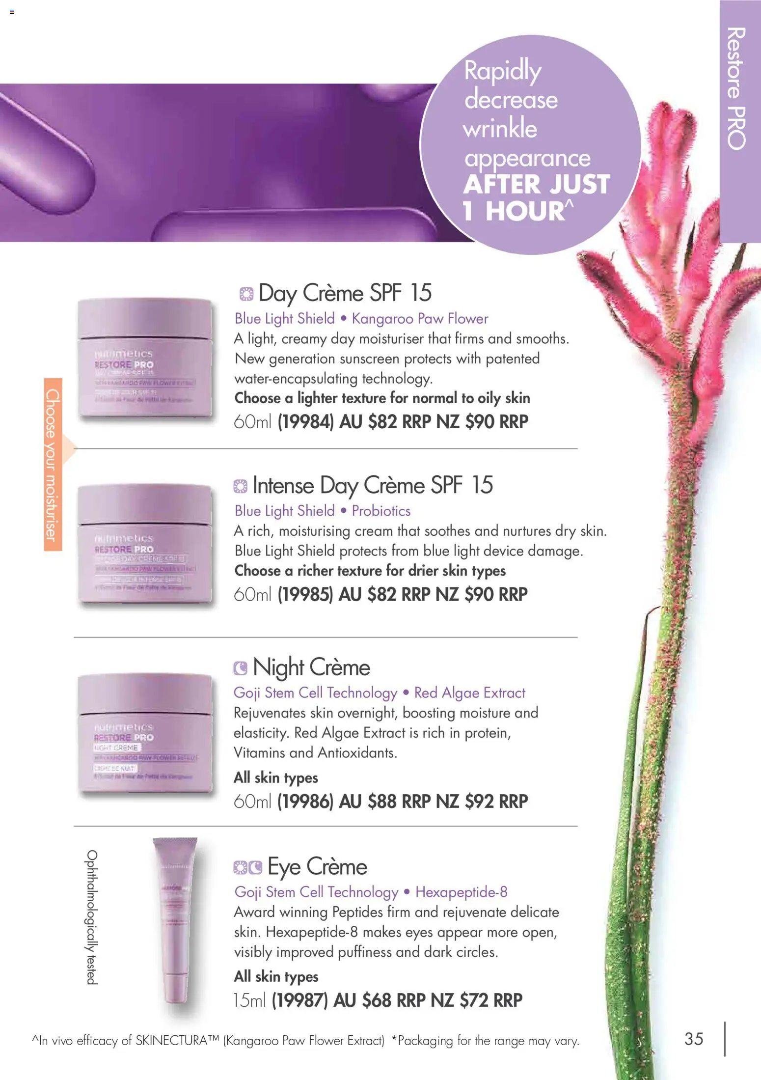 Nutrimetics Catalogue 2026 - page 35- valid from 01/01/2026