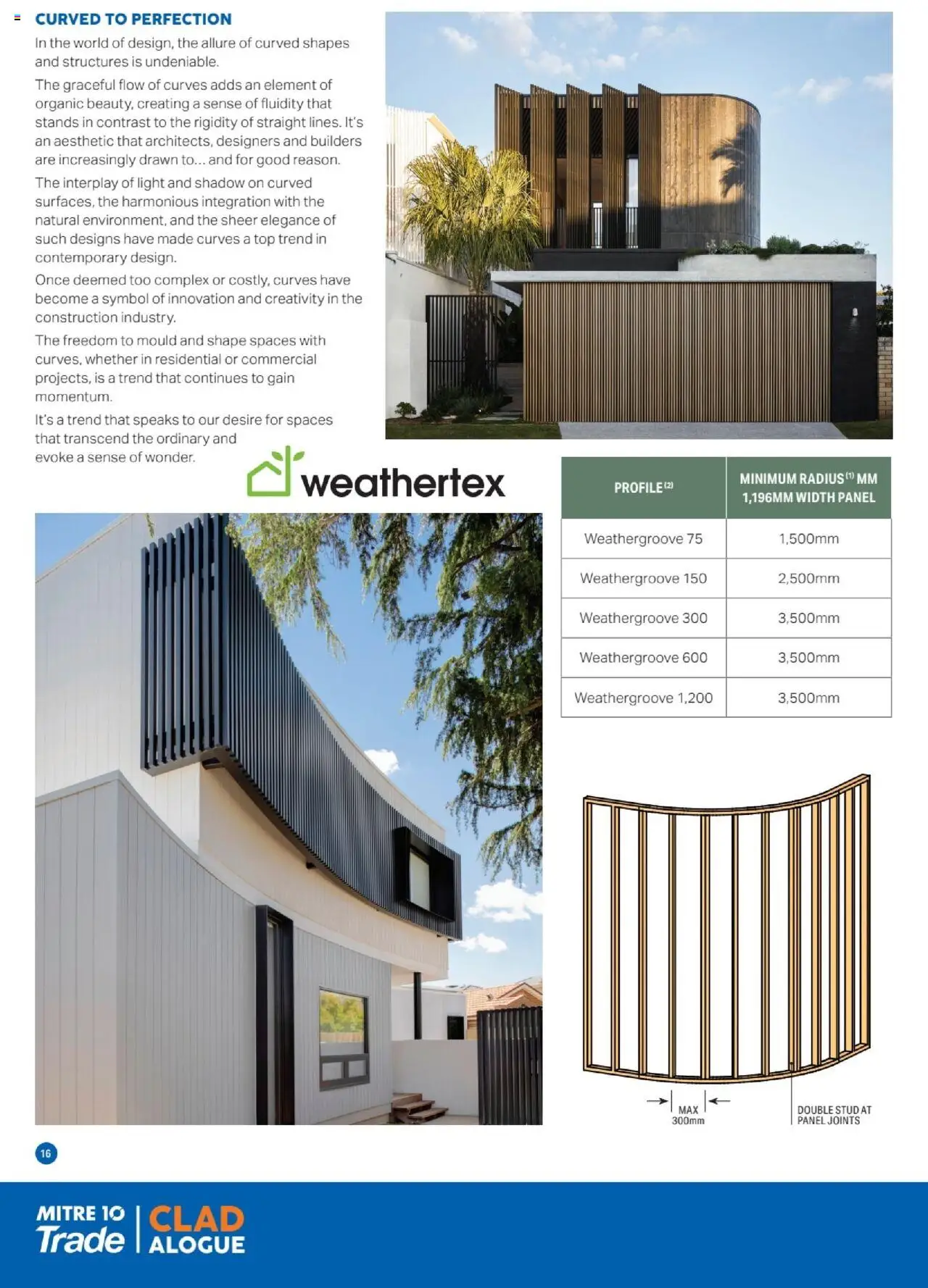 Mitre 10 - Cladalogue E-Selection Guide 2025 - page 16- valid from 27/06/2025