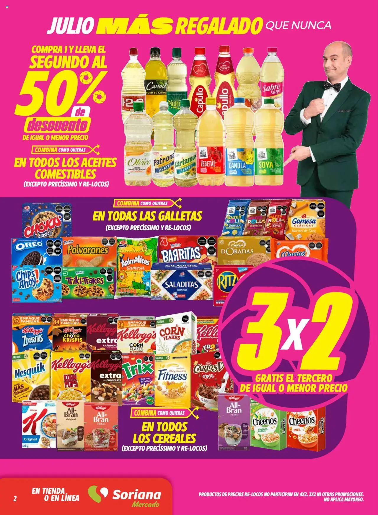 Soriana - Julio Regalado Mercado Nacional (Excepto frontera) - página 2- válido desde 11/07/2025