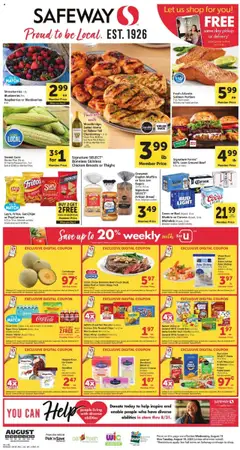 Preview Safeway Weekly Ad valid from 08/13/2025