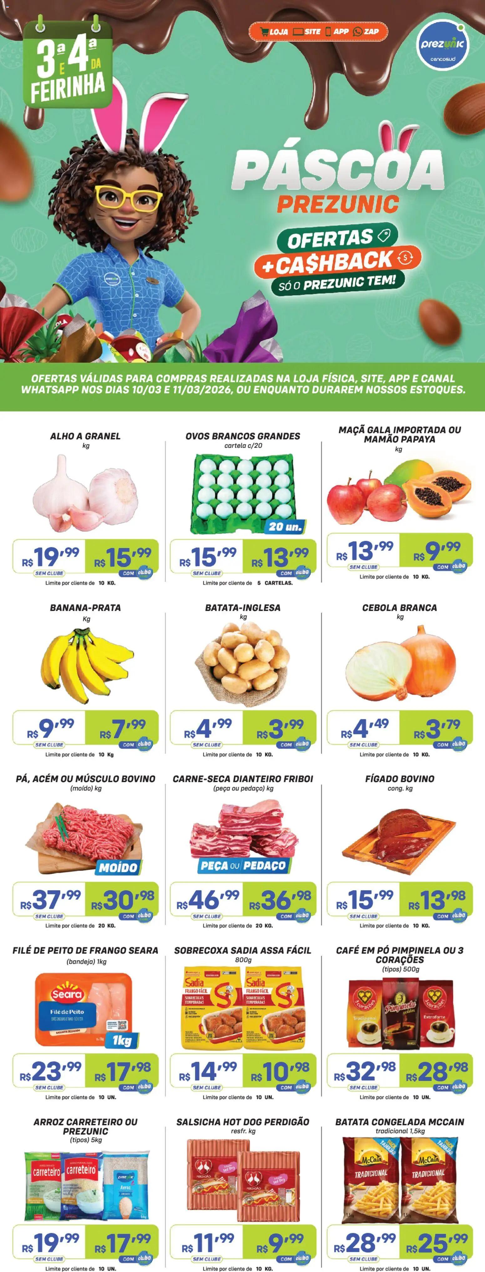 Prezunic ofertas - página 1- válido a partir de 10/03/2026
