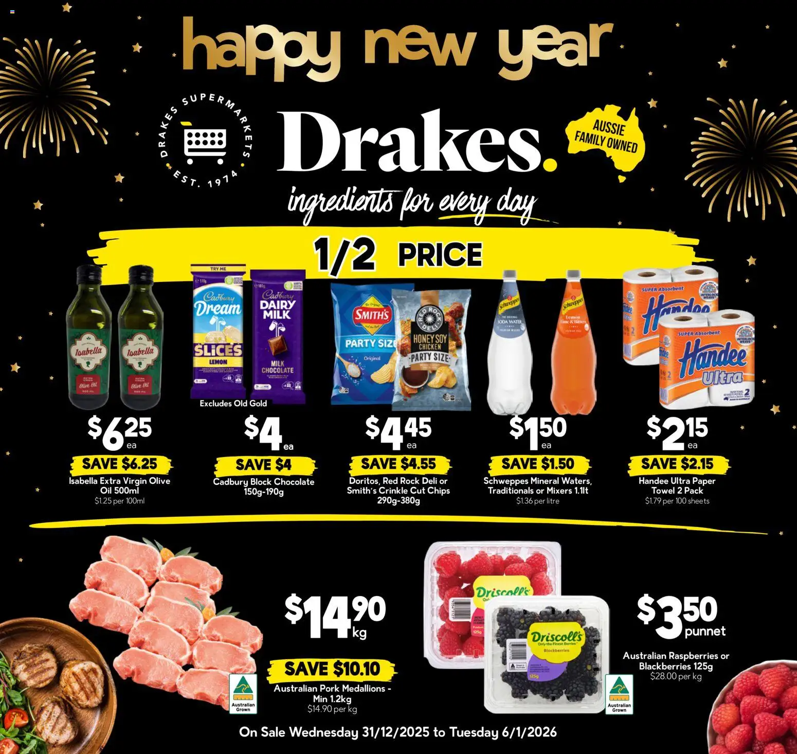 Drakes Catalogue QLD - page 1- valid from 31/12/2025