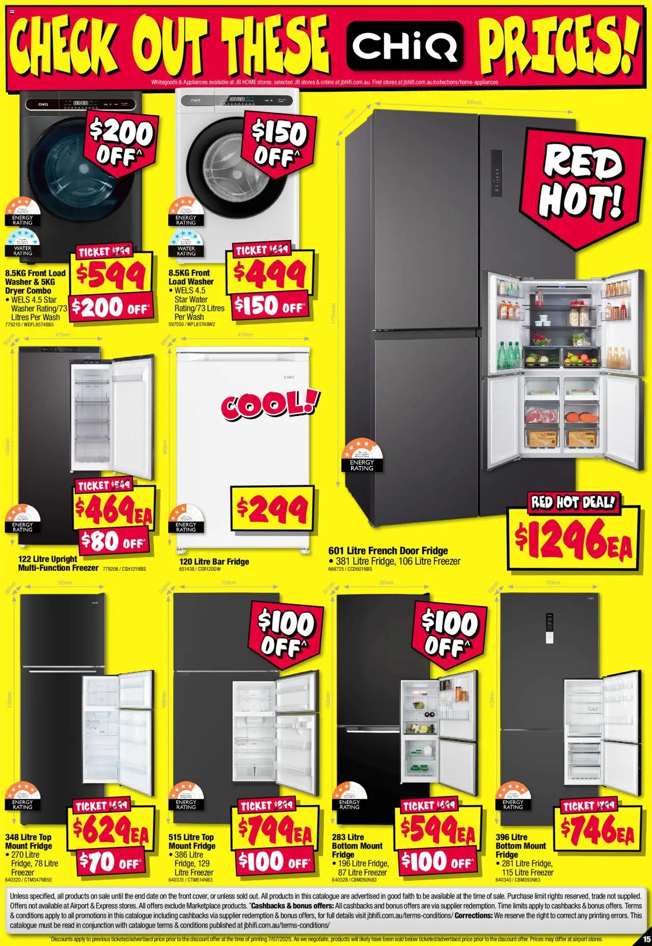 JB Hi-Fi Home Appliance Sellout - page 15- valid from 17/07/2025