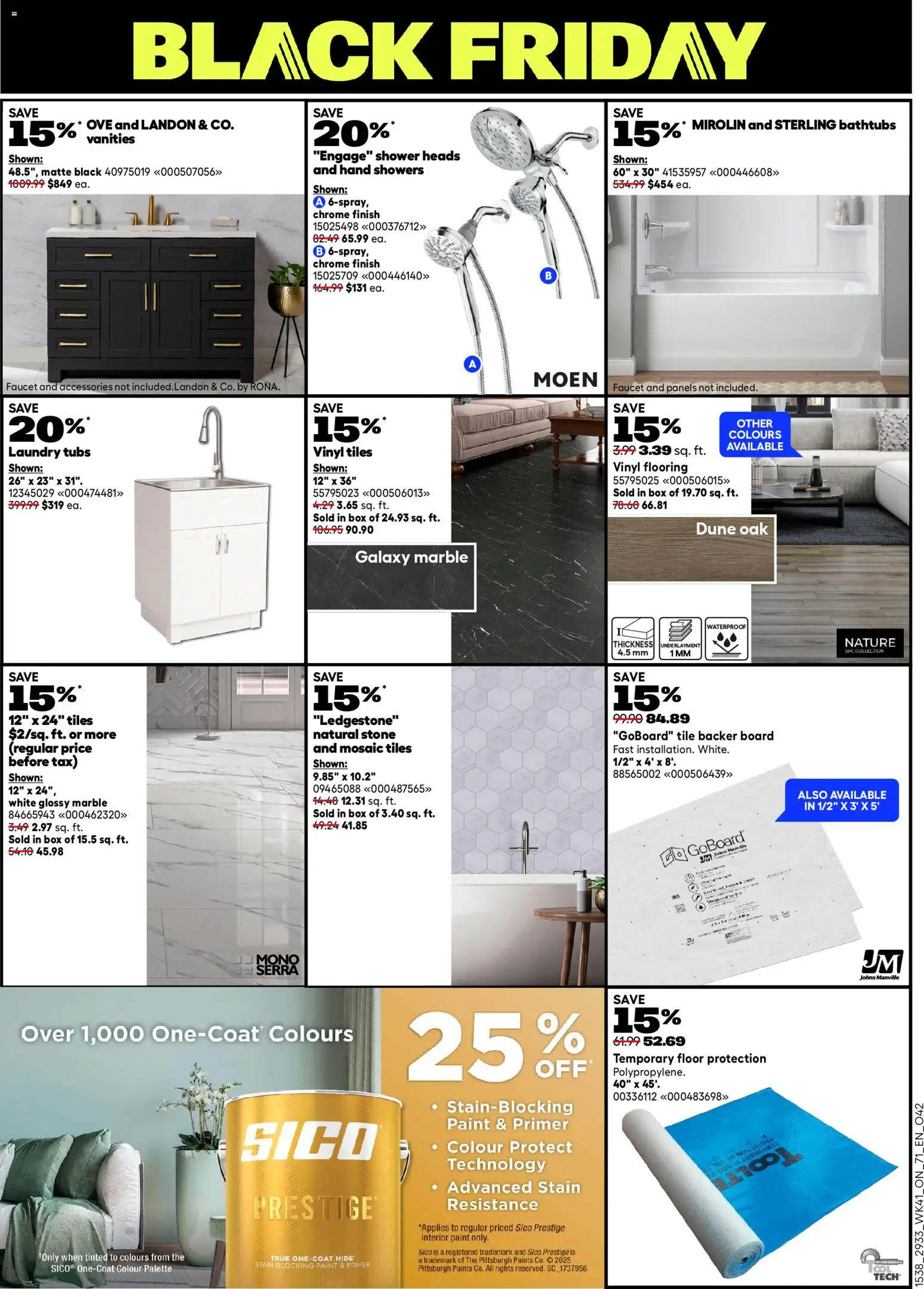 Rona - Black Friday  - page 7- valid from Nov 6, 2025