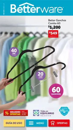 Betterware campaña 1 2026 válido desde 05/01/2026