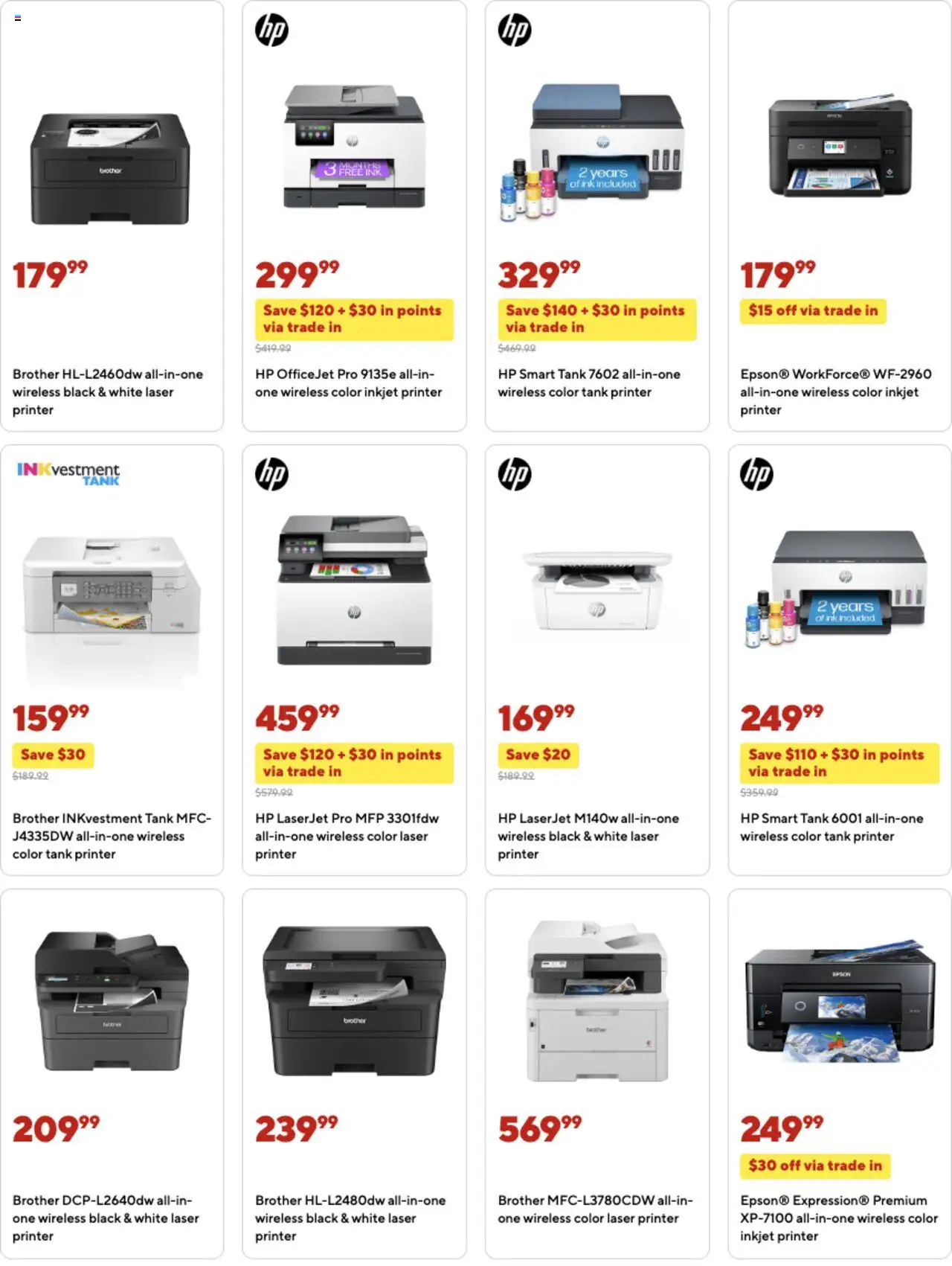 Staples Weekly Ad - page 4- valid from 07/13/2025
