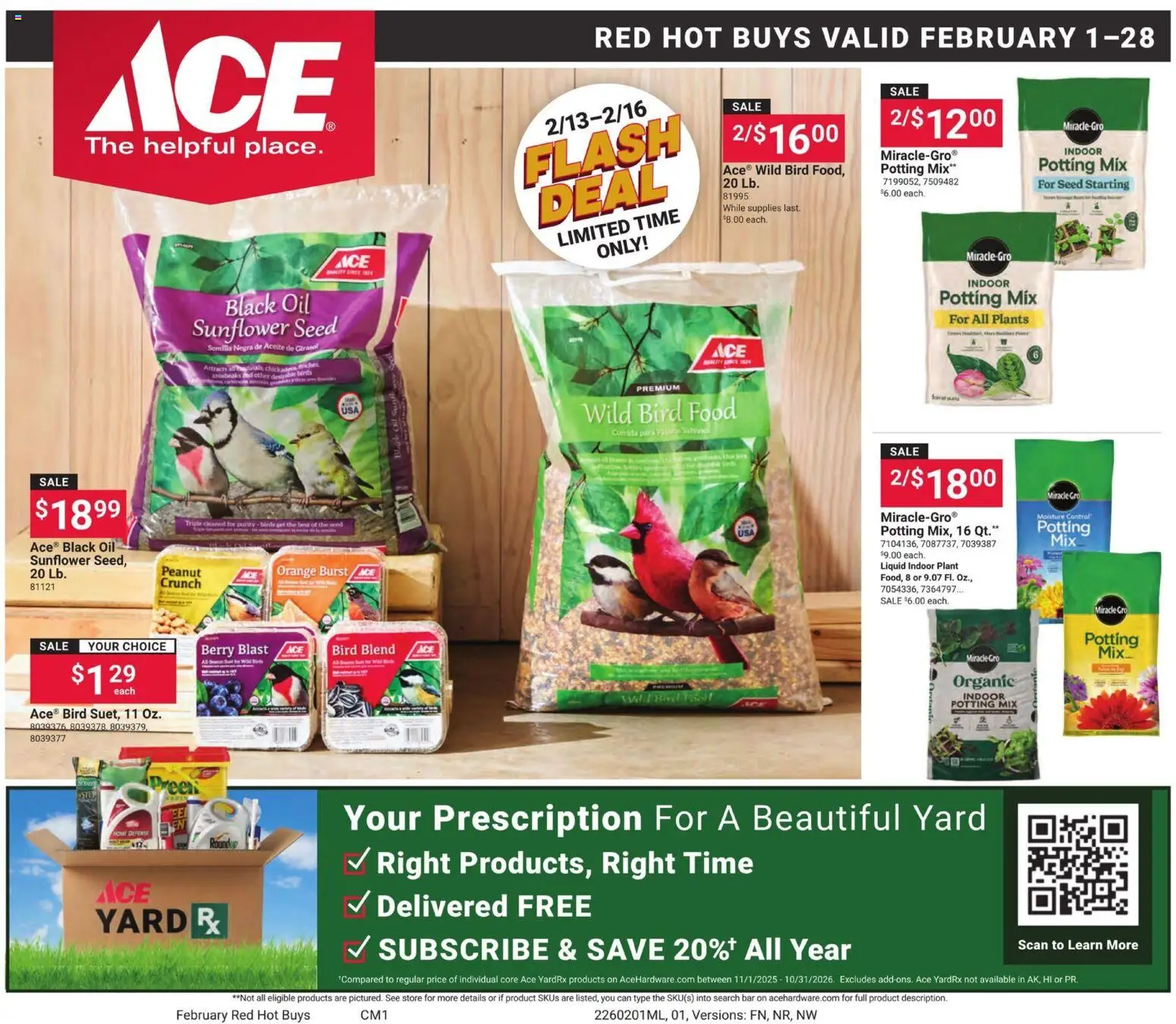 Giant Eagle Ace Ad - page 1- valid from 02/01/2026
