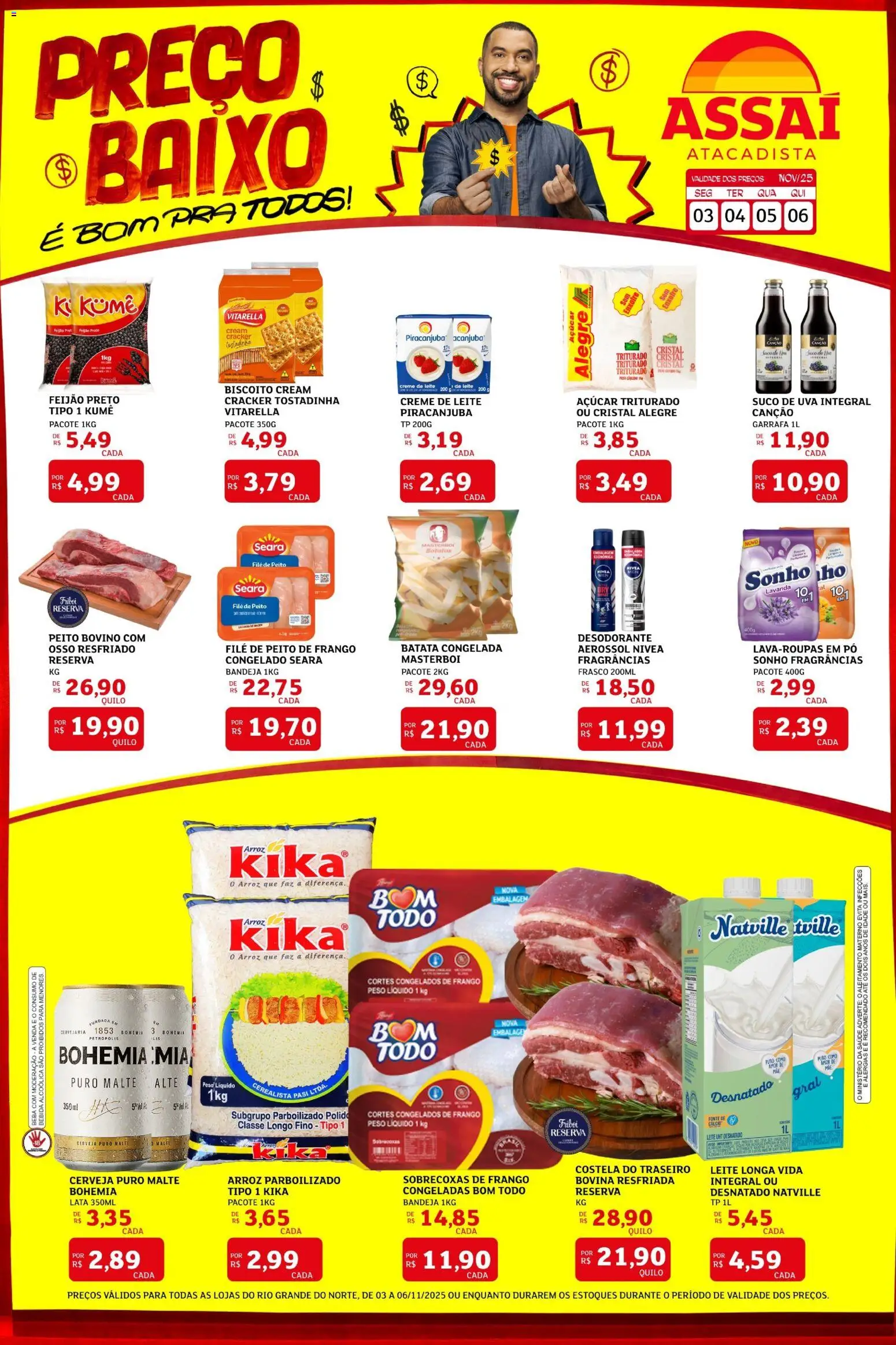 Encarte Assaí Atacadista - página 1- válido a partir de 03/11/2025
