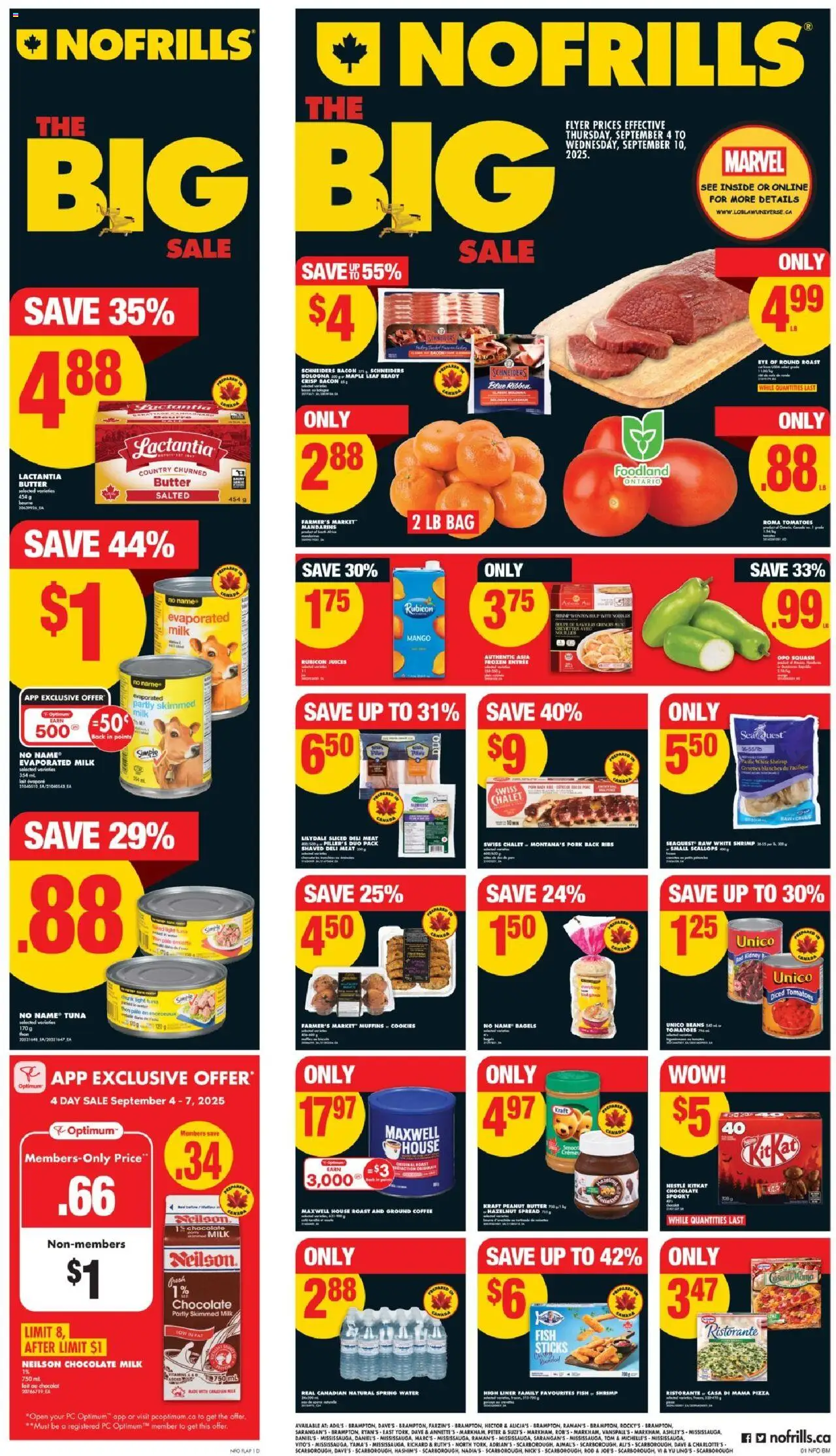 No Frills weekly flyer / circulaire - page 1- valid from Sep 4, 2025