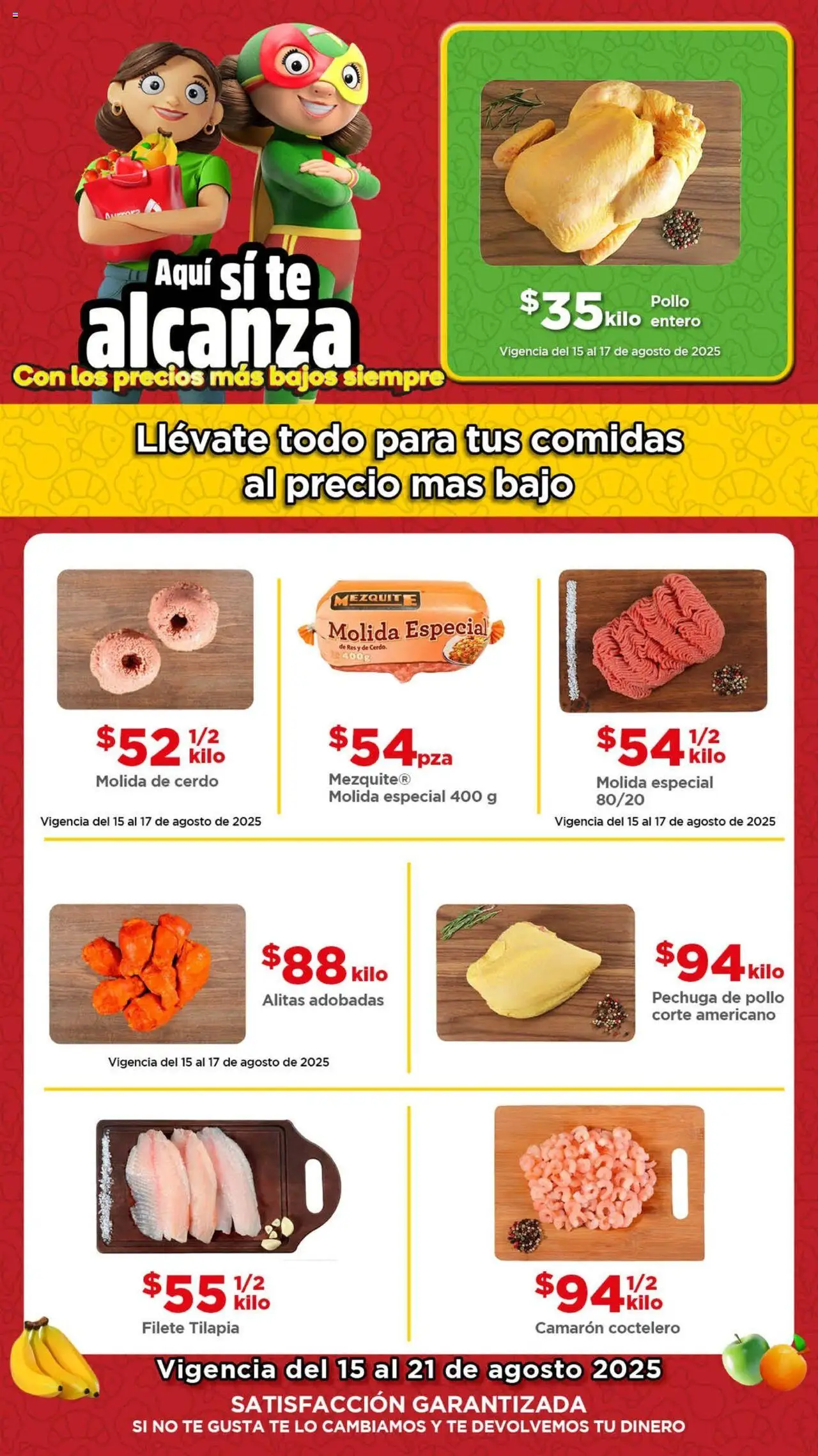 Bodega Aurrerá - Folleto Precio - página 1- válido desde 15/08/2025