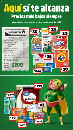Bodega Aurrerá - Folleto Precios Más Bajos Siempre válido desde 14/08/2025