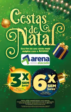 Pré-visualização Arena Atacado - Ofertas Cestas de Natal válida a partir de 24/10/2025