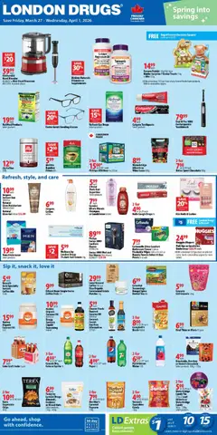 Preview London Drugs weekly flyer / circulaire valid from Mar 27, 2026