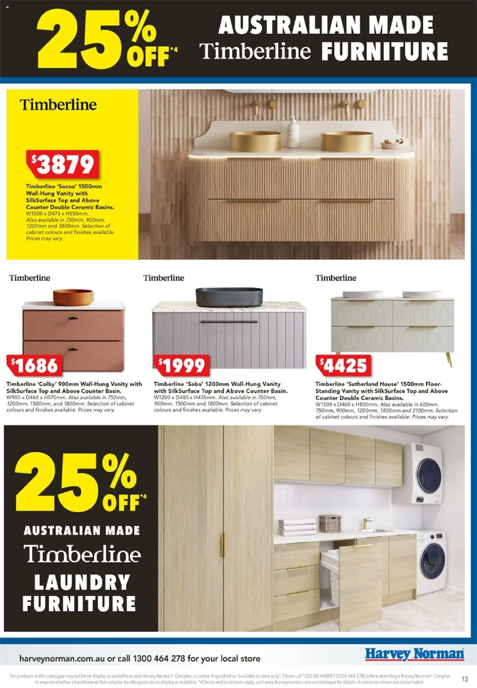 Harvey Norman - Bathroom Clearance - page 13- valid from 25/12/2025
