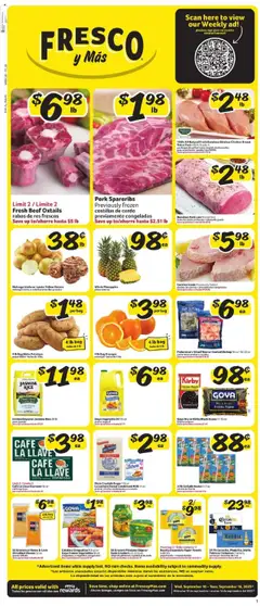 Preview Fresco y Más Weekly Ad valid from 09/10/2025