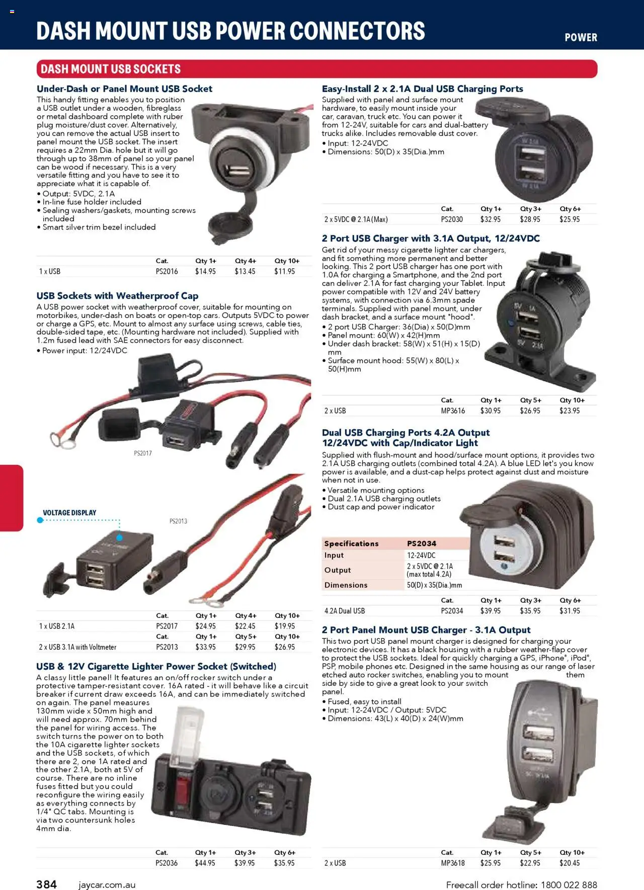 Jaycar Engineering & Scientific Catalogue 2025/2026  - page 384- valid from 09/07/2025