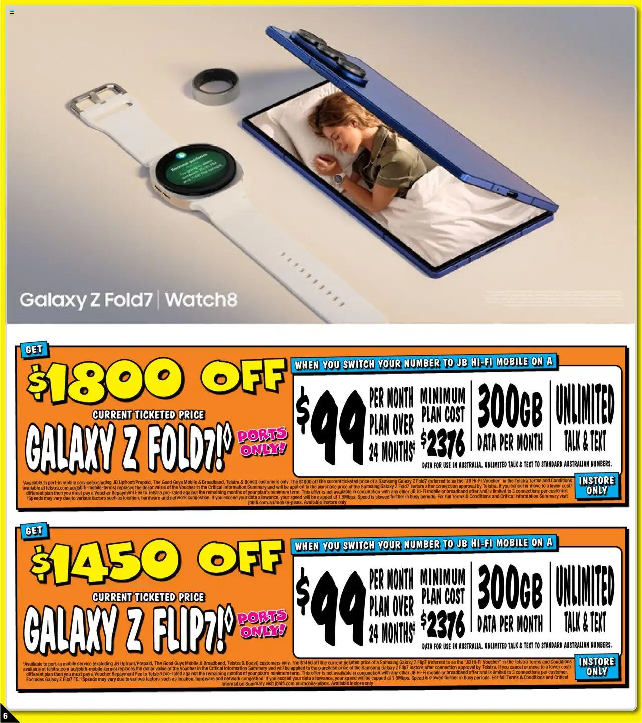 JB Hi-Fi Samsung Pre-Order - page 6- valid from 10/07/2025
