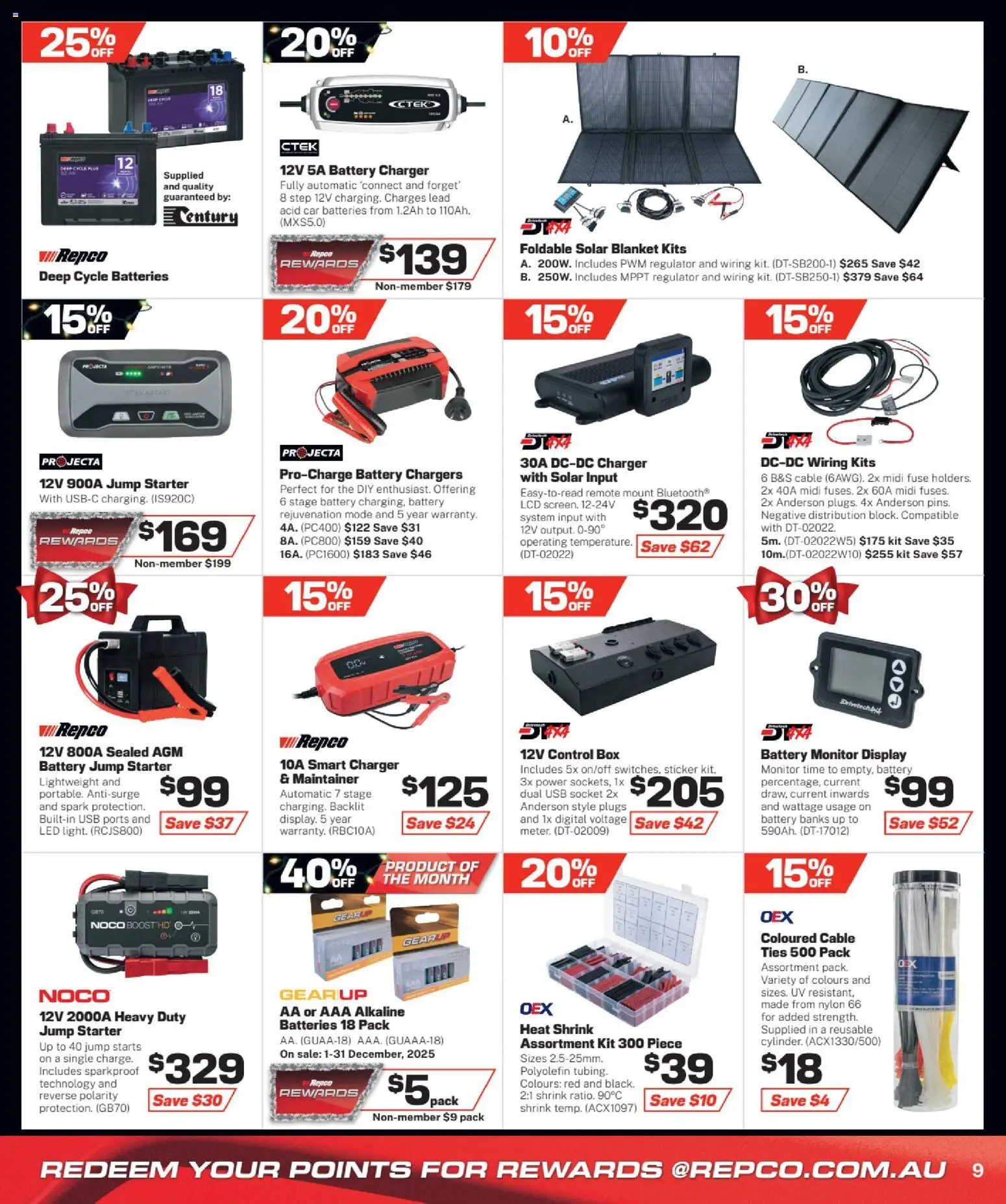 Repco Catalogue - page 9- valid from 01/12/2025