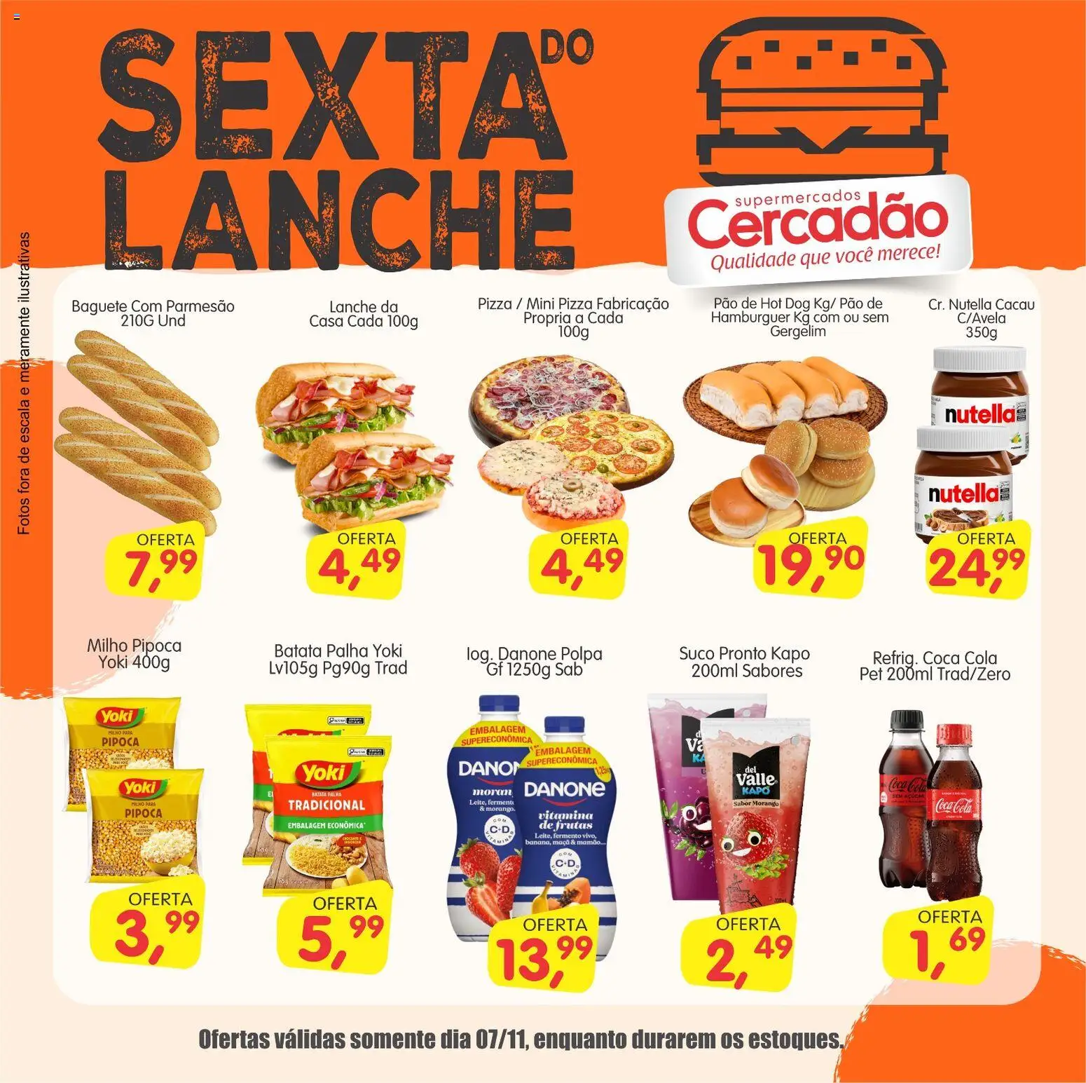 Cercadão - Ofertas Sexta do Lanche - página 1- válido a partir de 07/11/2025
