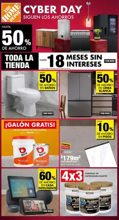Home Depot Cyber Day válido desde 18/11/2025
