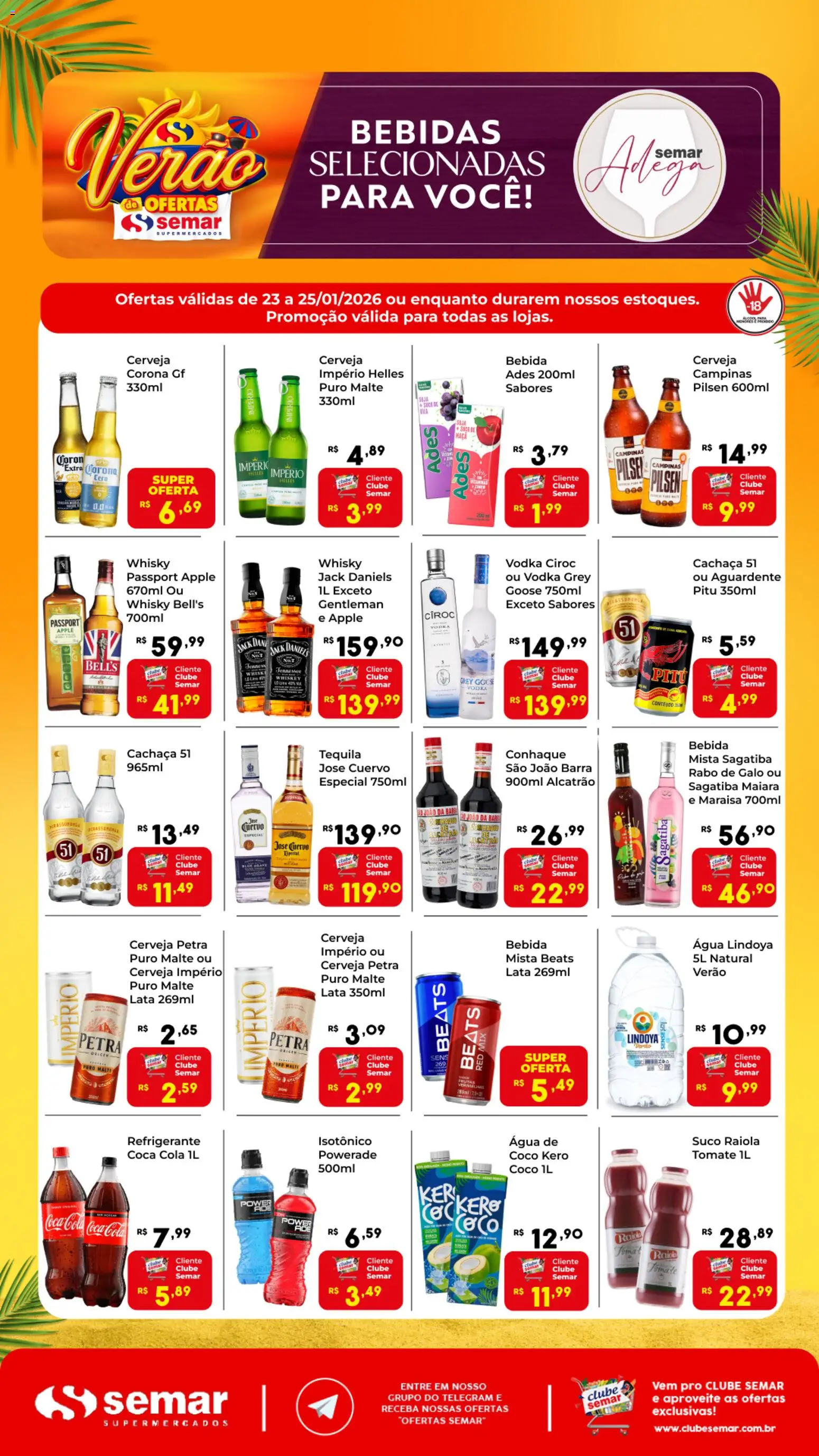 Semar Supermercado - Ofertas Adega - página 1- válido a partir de 23/01/2026
