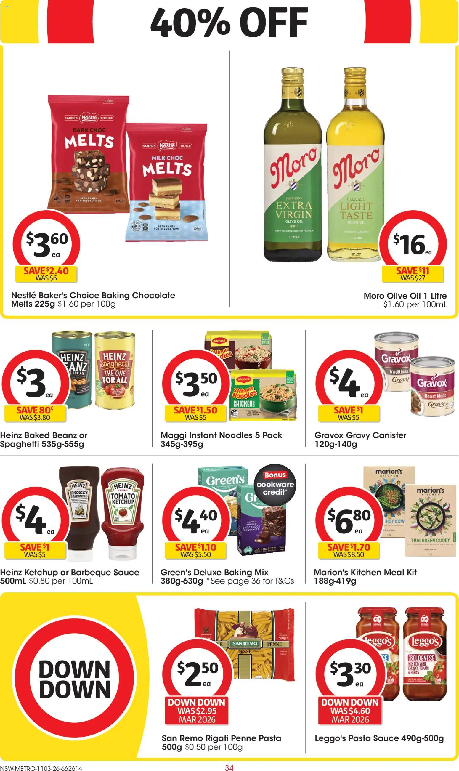 Coles catalogue  - page 34- valid from 11/03/2026