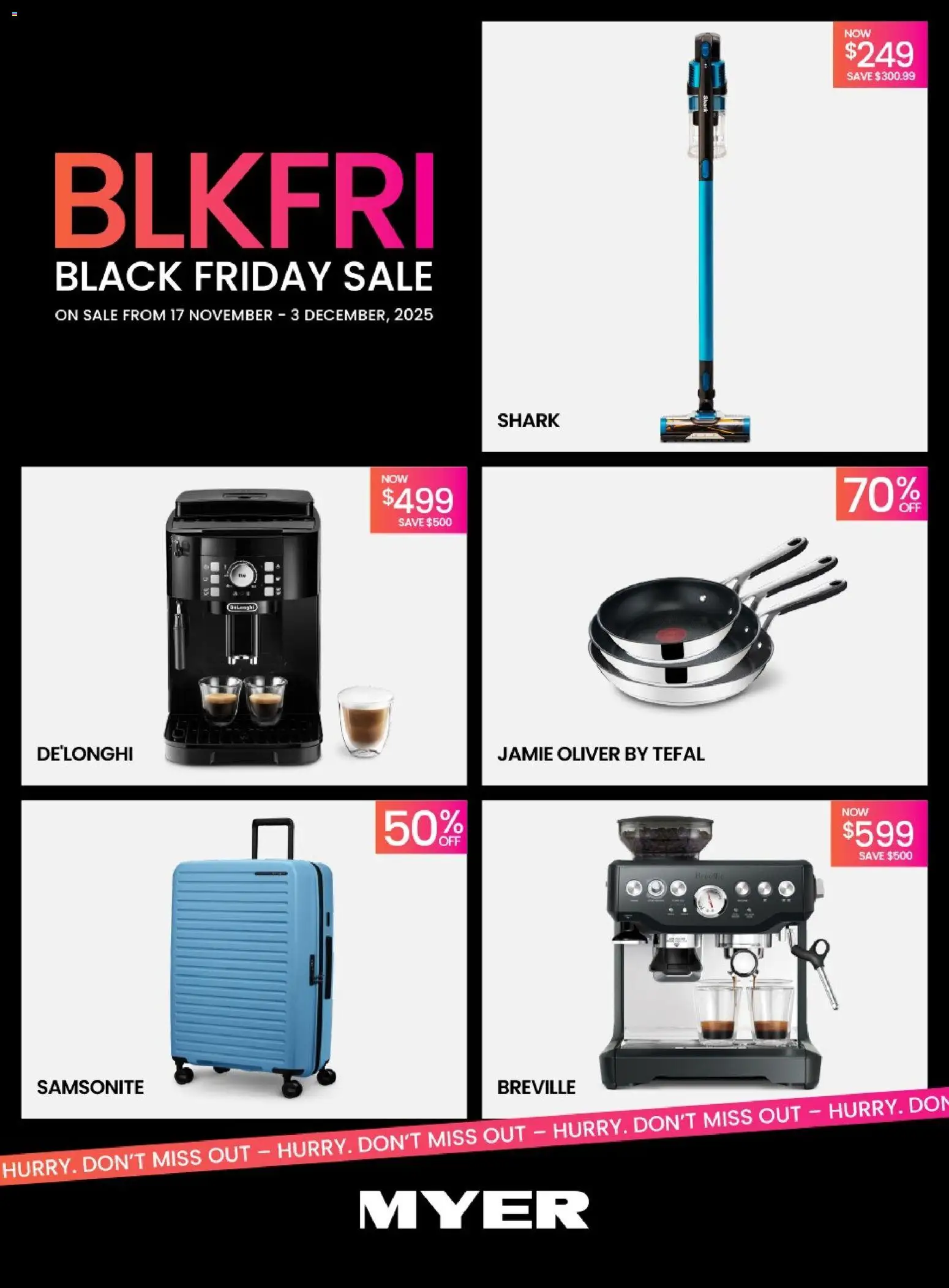 Myer Black Friday - page 1- valid from 17/11/2025