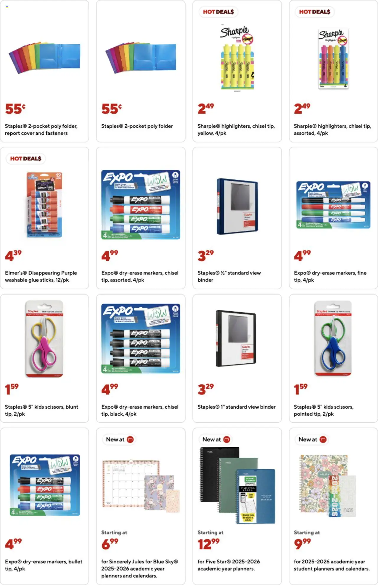 Staples Weekly Ad - page 7- valid from 07/13/2025