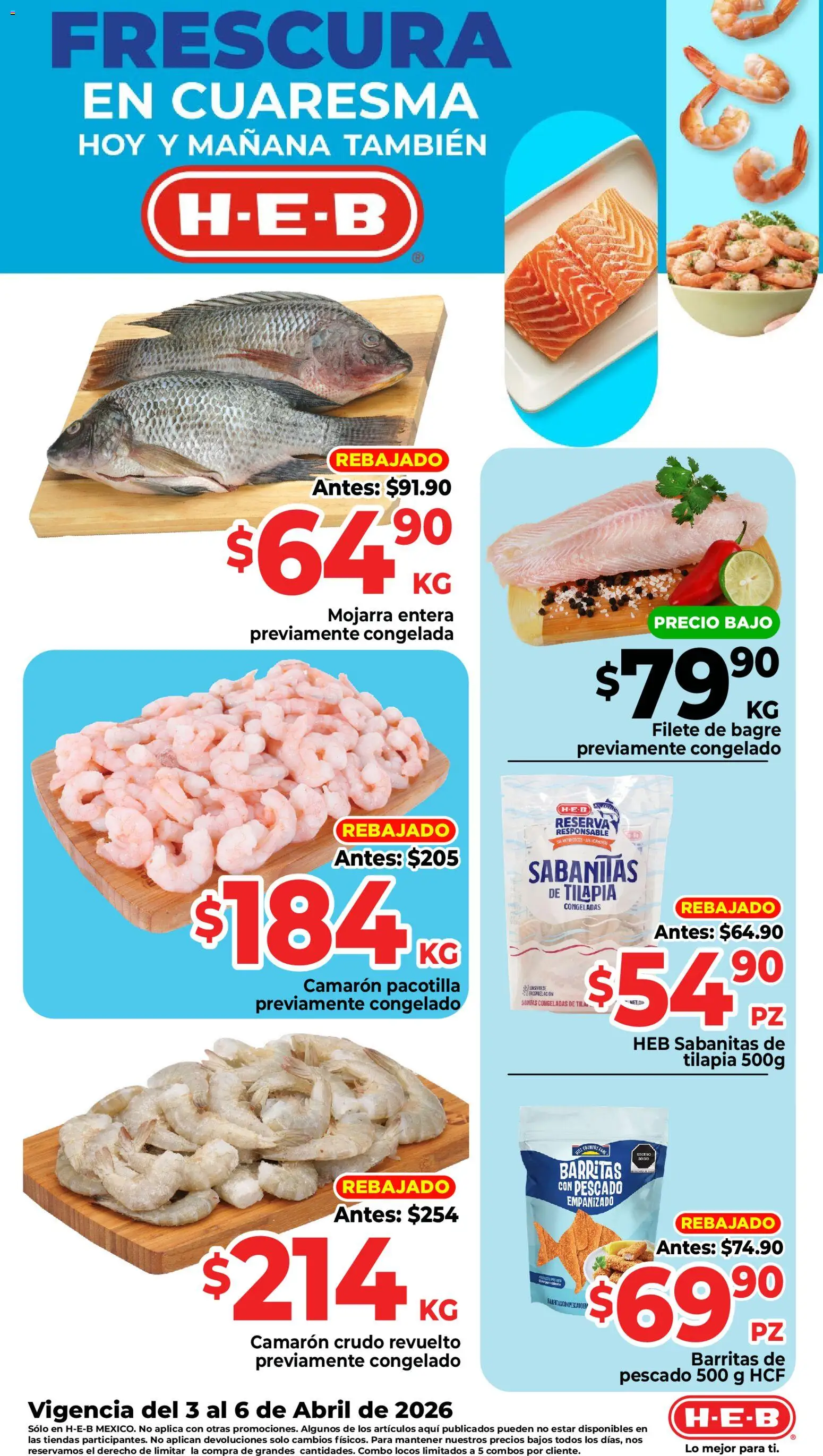 H-E-B folleto - página 1- válido desde 03/04/2026