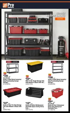 Preview Home Depot Shop Pro Ad valid from 08/11/2025