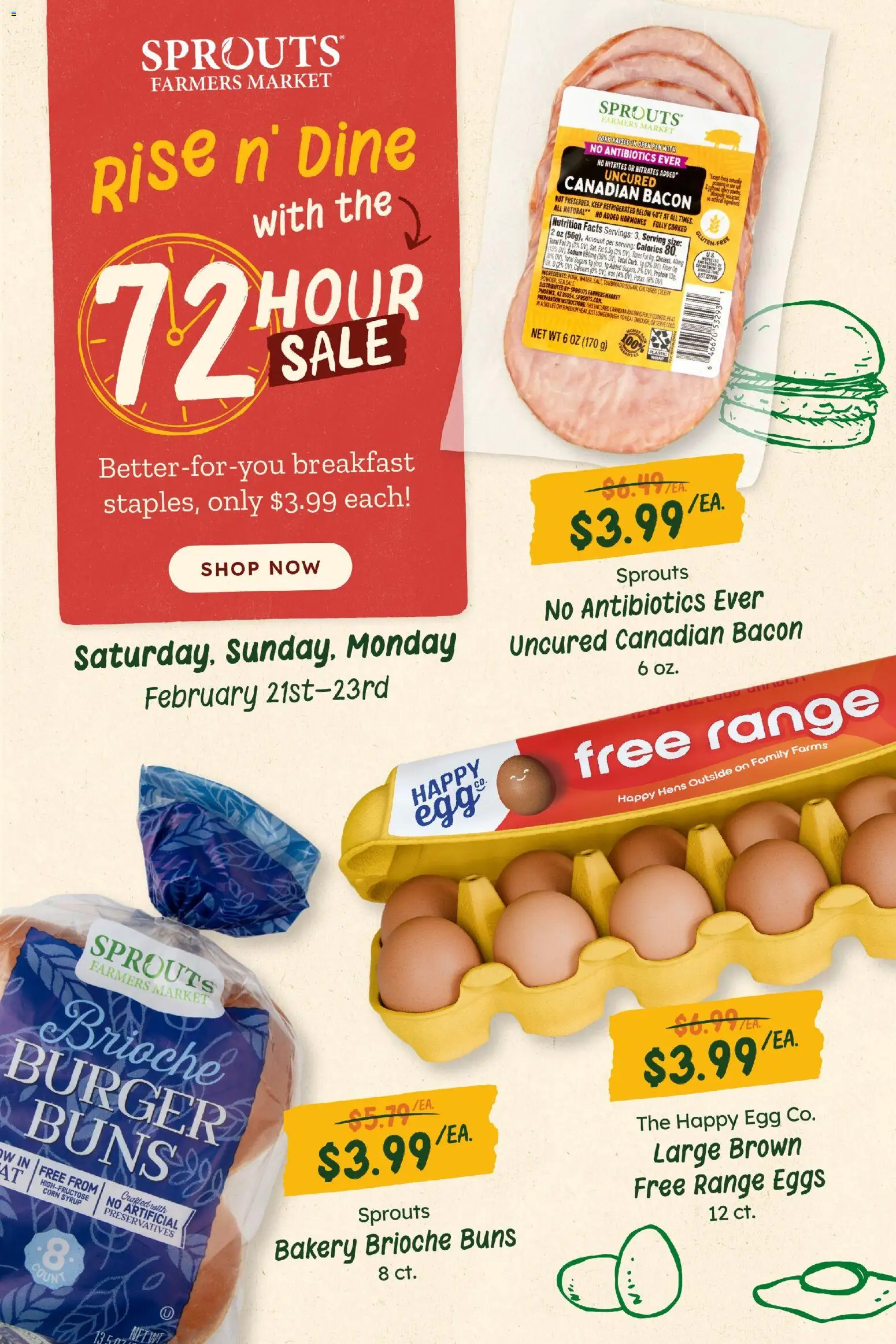 Sprouts Weekly Ad - page 1- valid from 02/18/2026
