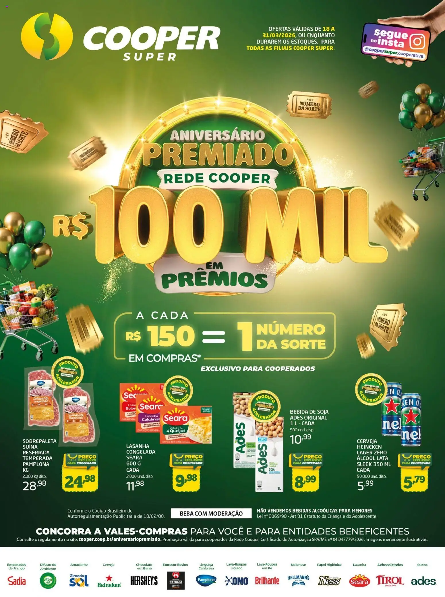 Cooper ofertas Quinzenal - página 1- válido a partir de 18/03/2026
