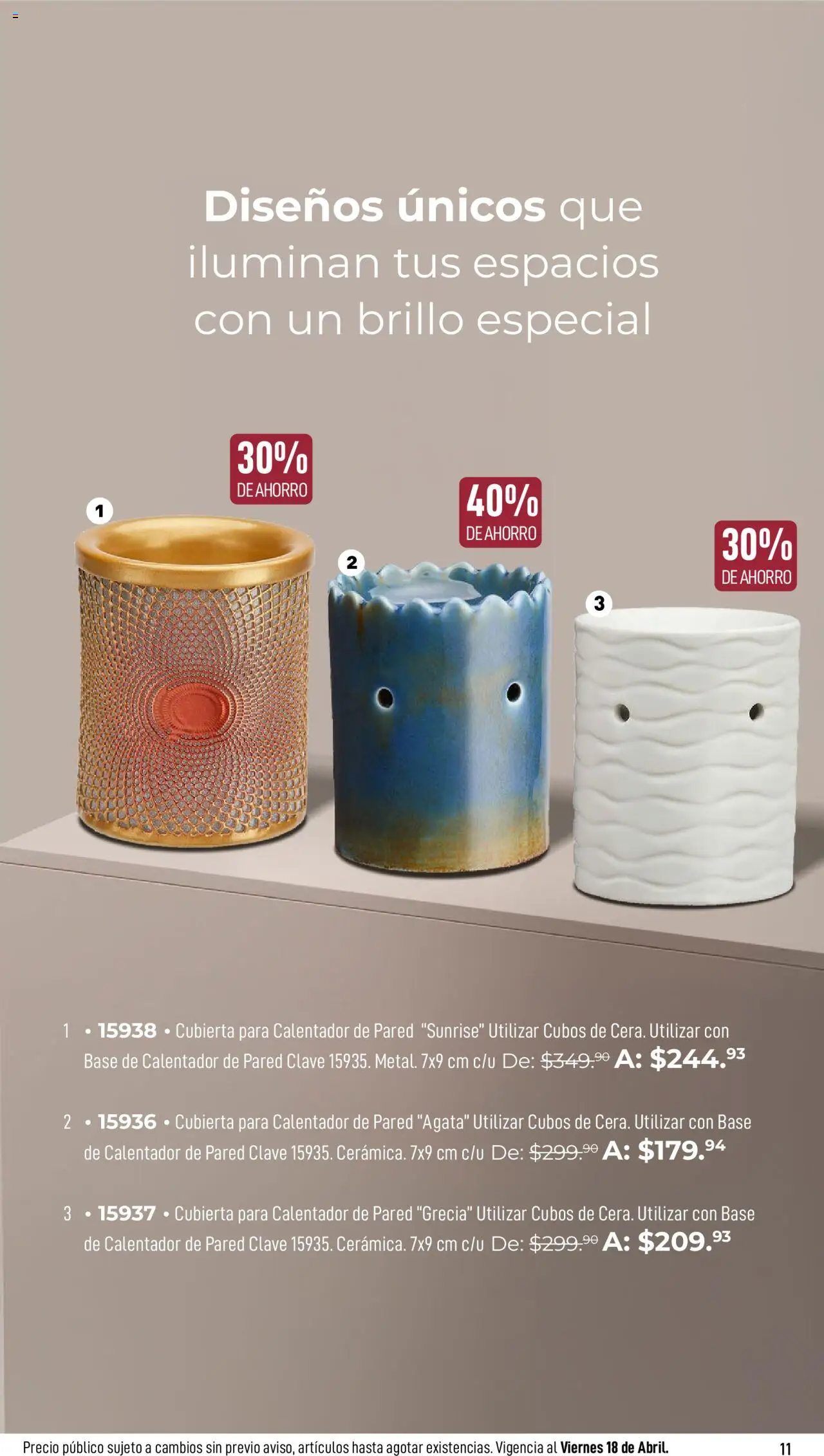 Home Interiors catálogo Magia de las Velas  - página 11- válido desde 31/03/2025