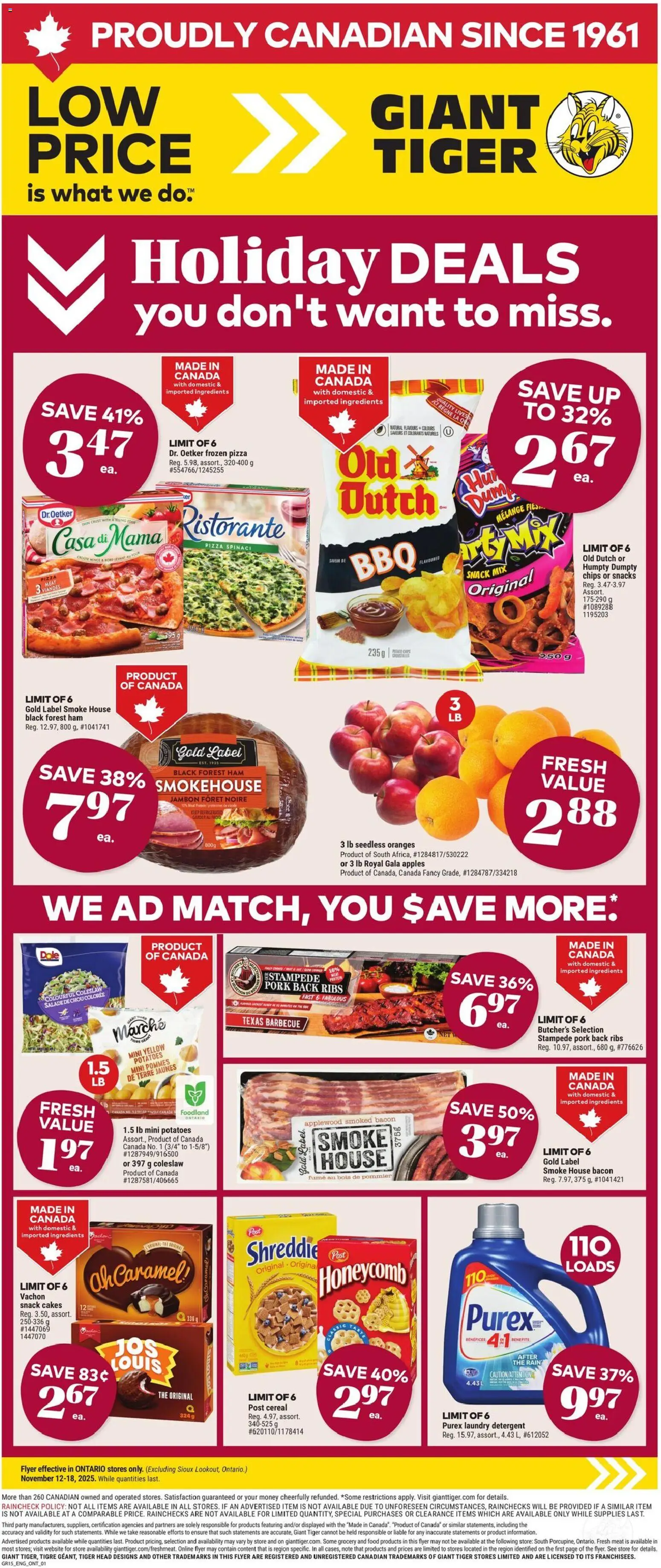 Giant Tiger Weekly Flyer - page 1- valid from Nov 12, 2025