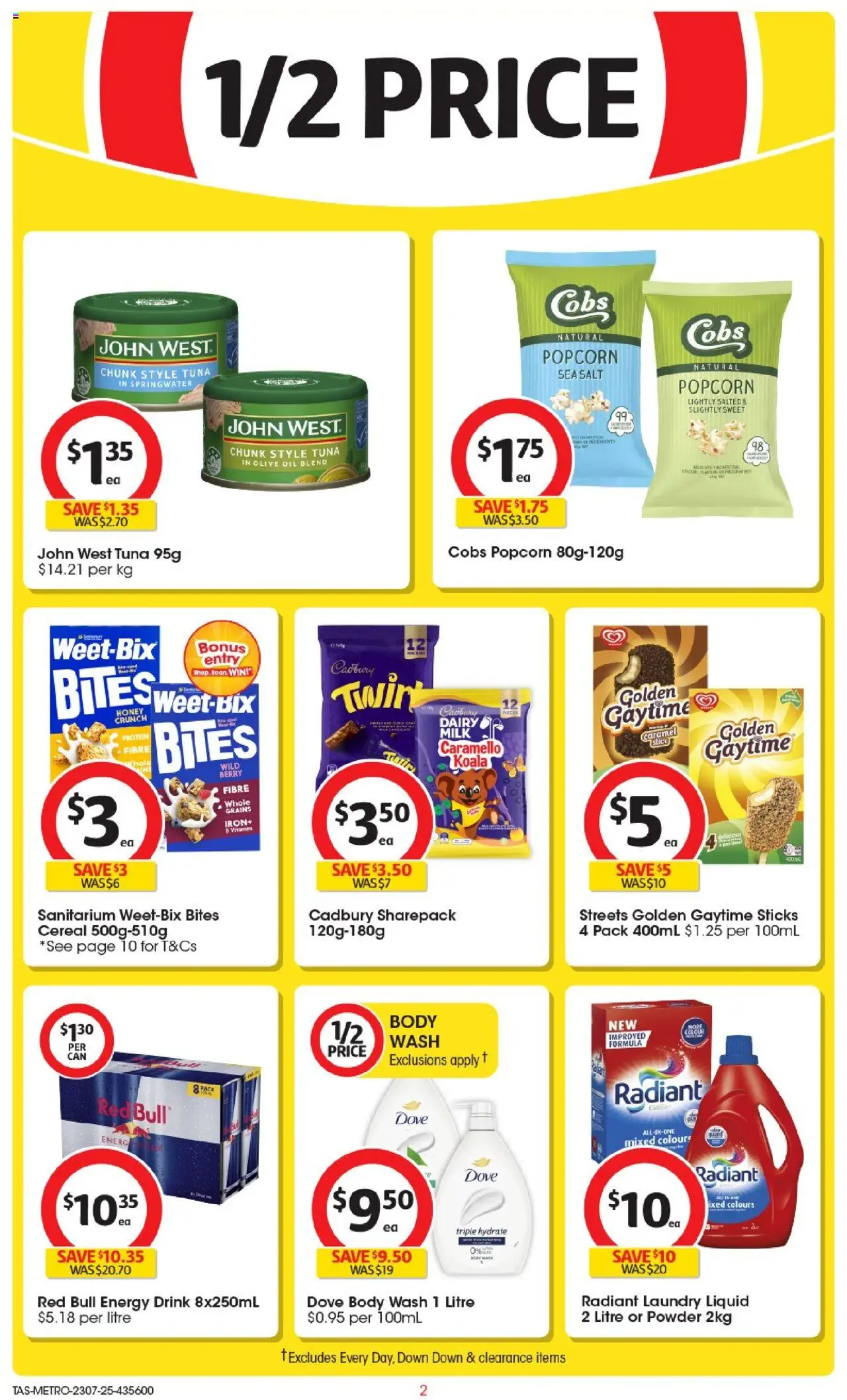 Coles Catalogue TAS - page 2- valid from 23/07/2025