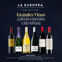 La Europea catálogo Grandes Vinos válido desde 20/10/2025