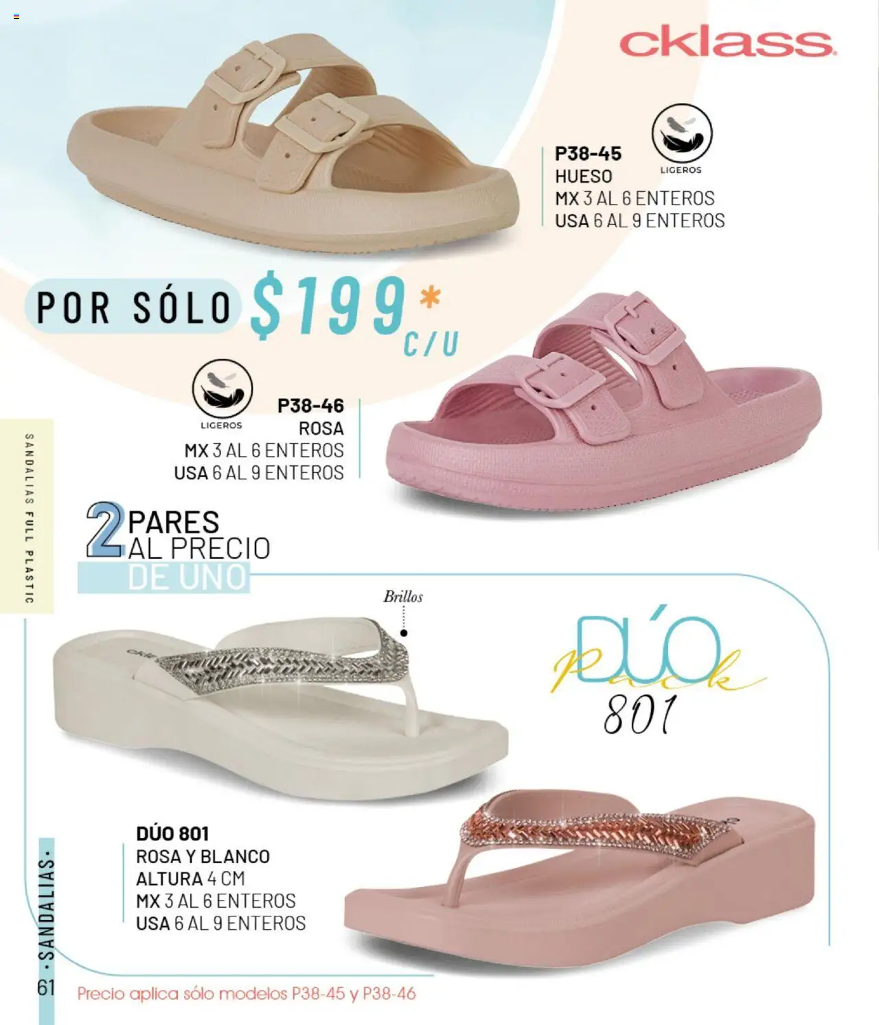 Cklass catálogo Sandalias - página 62- válido desde 14/07/2025